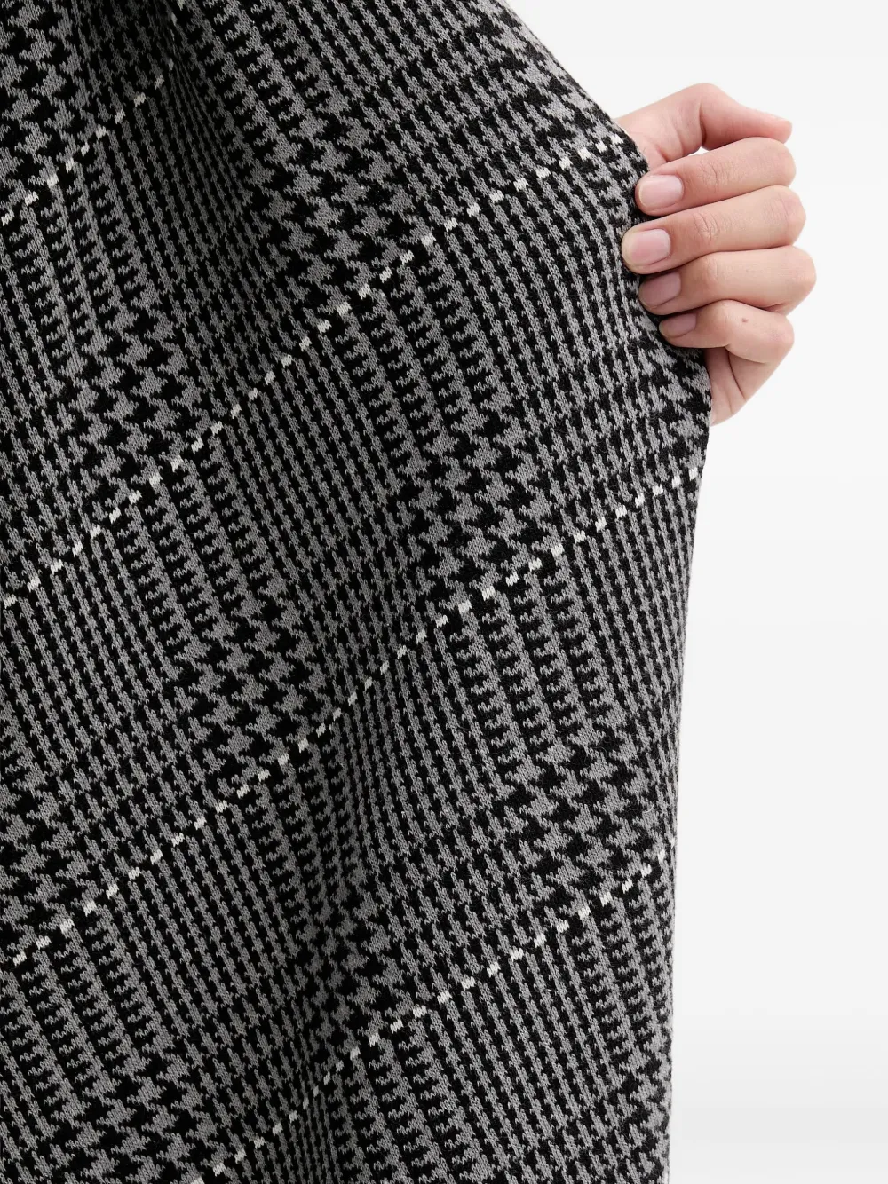 Benetton Reversible Cape In Gray