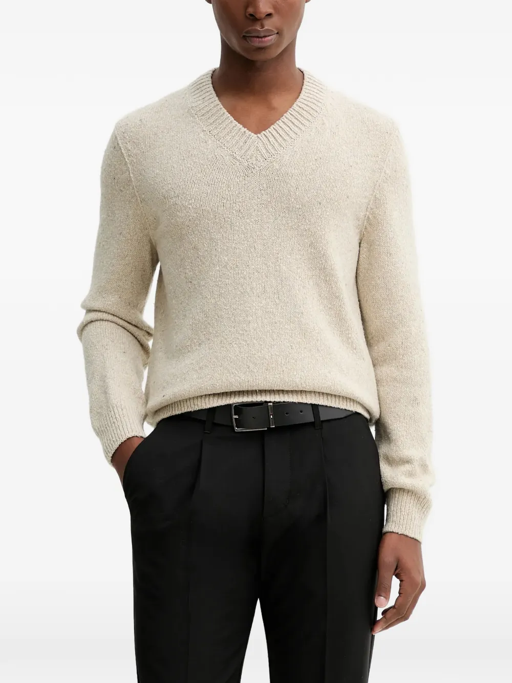 Marc O'Polo V-neck sweater | Neutrals | Image 1