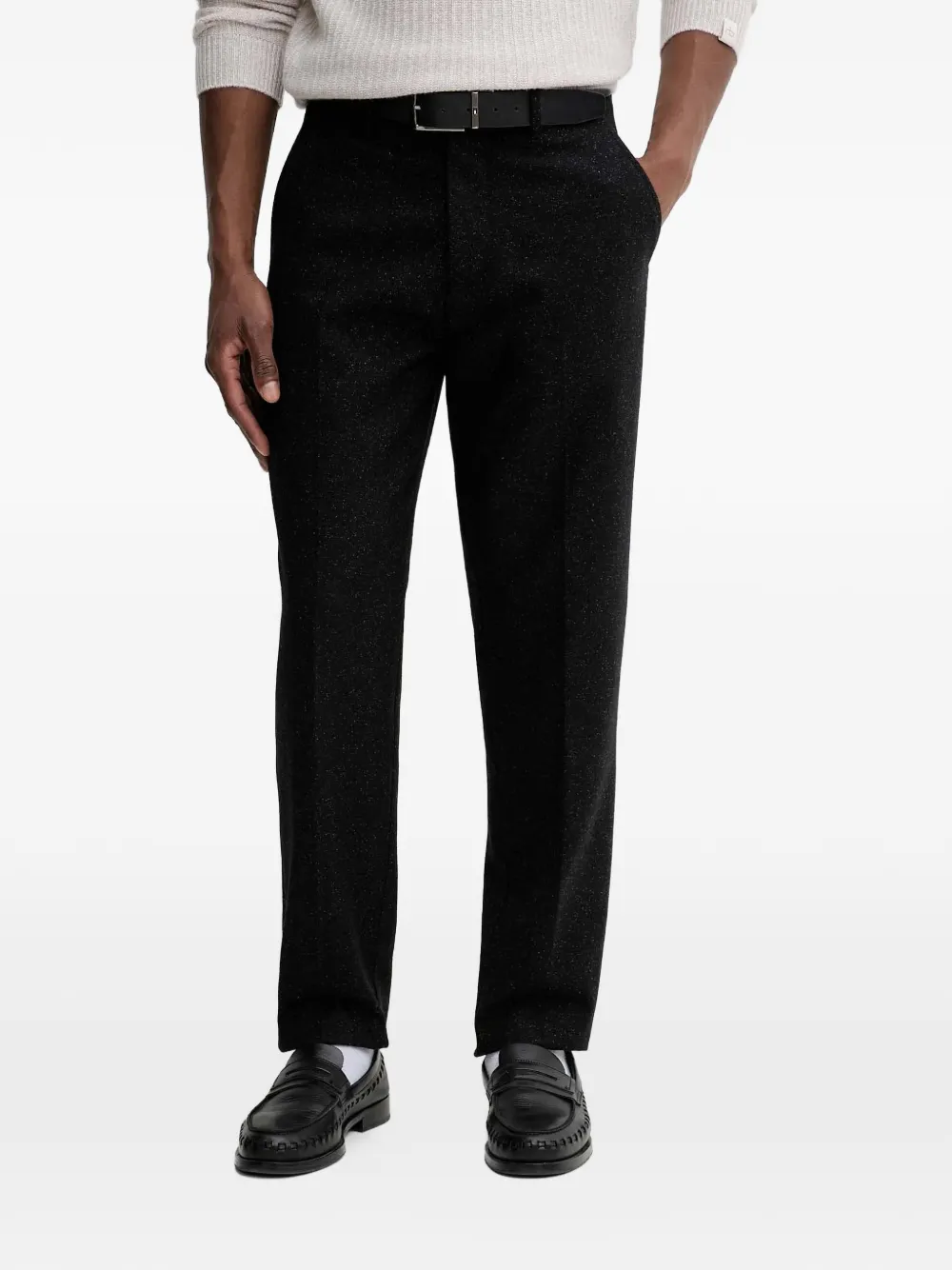 Marc O'Polo belt-loop trousers | Black | Image 1