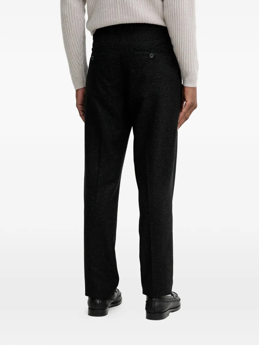 Marc O'Polo Broek met riemlussen Zwart
