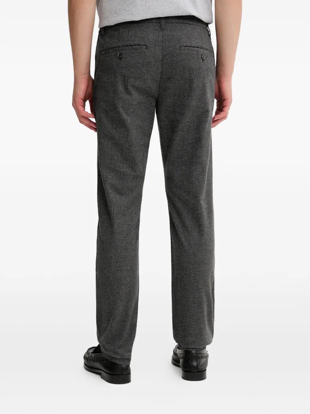 Marc O'Polo Geruite broek Grijs