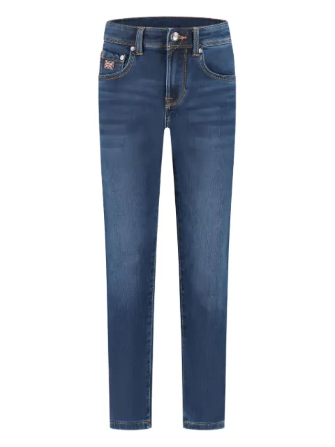 Hackett Kids Calça jeans com patch de logo