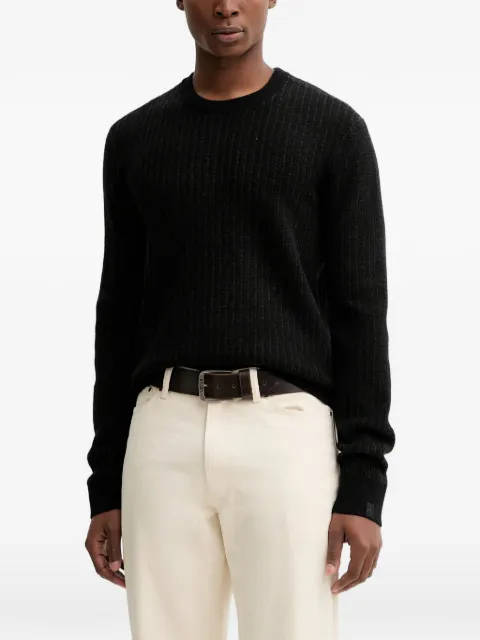 rag & bone textured crew-neck sweater