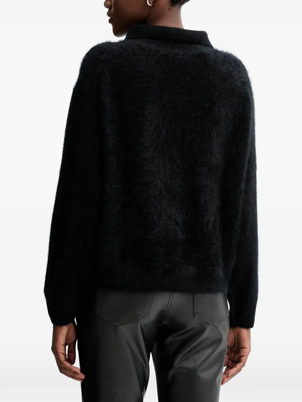 Jada Buttoned Turtleneck Sweater