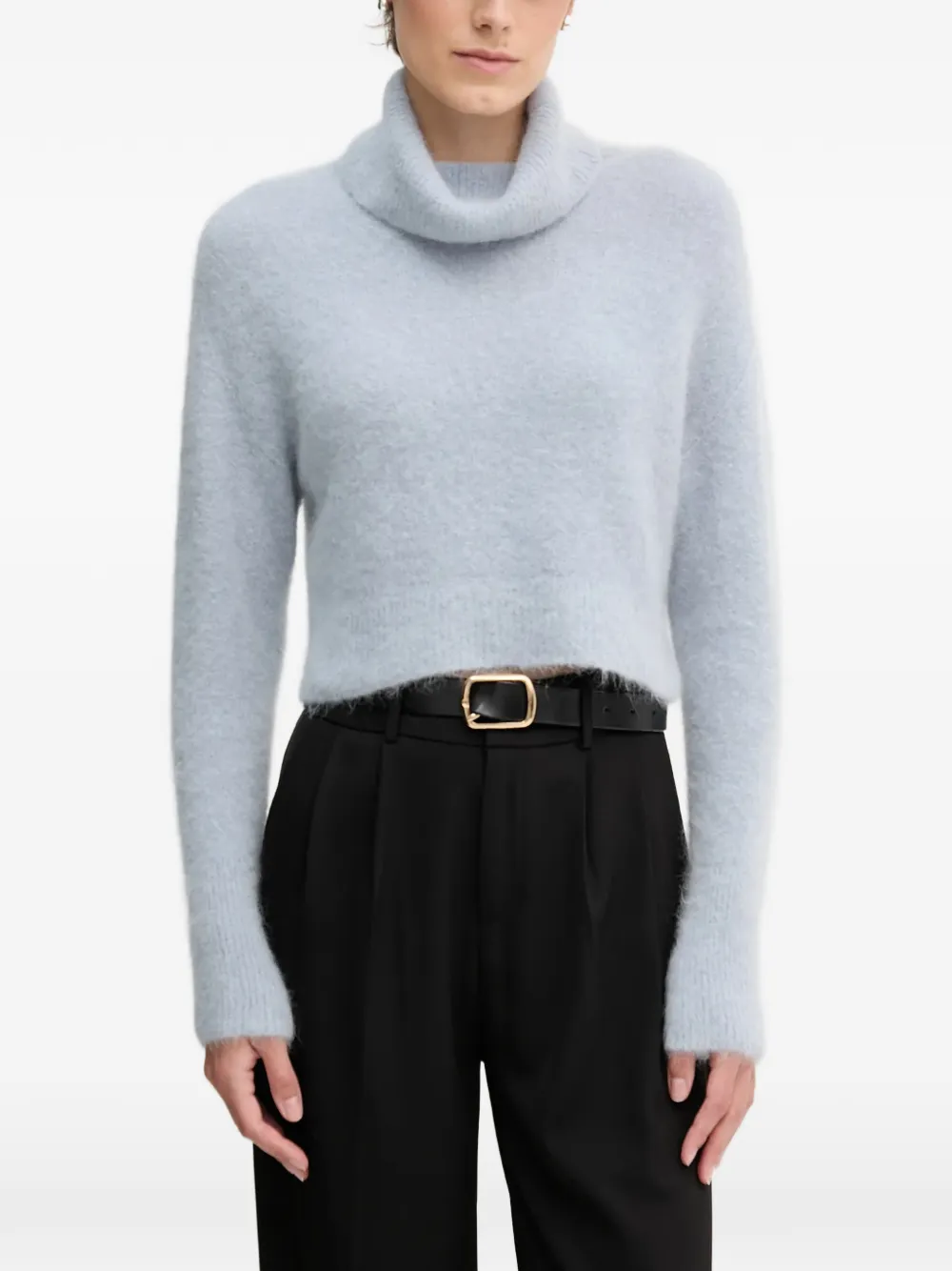Sandro Ferrone turtleneck sweater - Blu