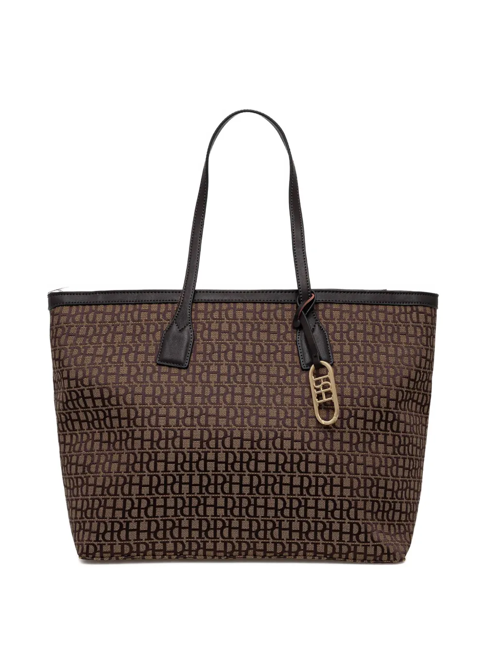 Pedro Del Hierro Monogram-pattern Tote Bag In Brown