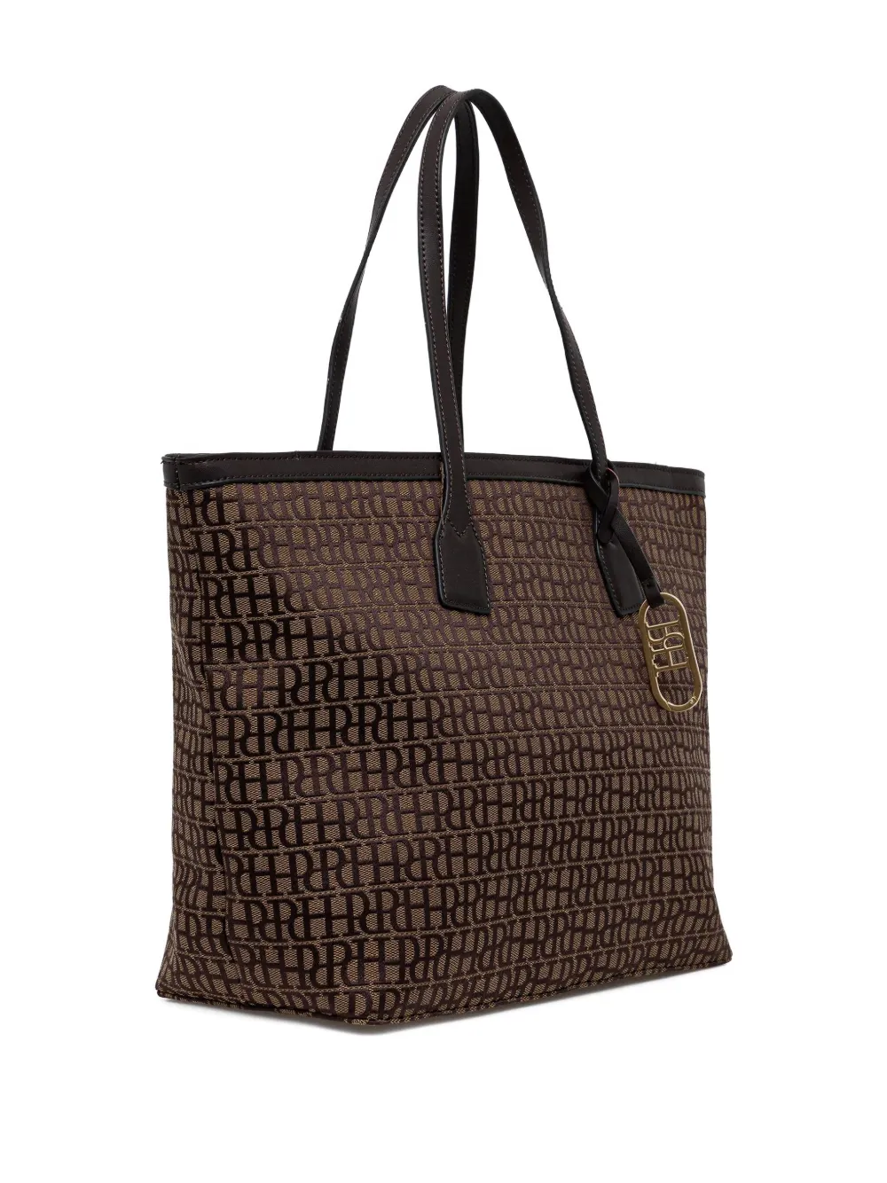Pedro Del Hierro Monogram-pattern Tote Bag In Brown