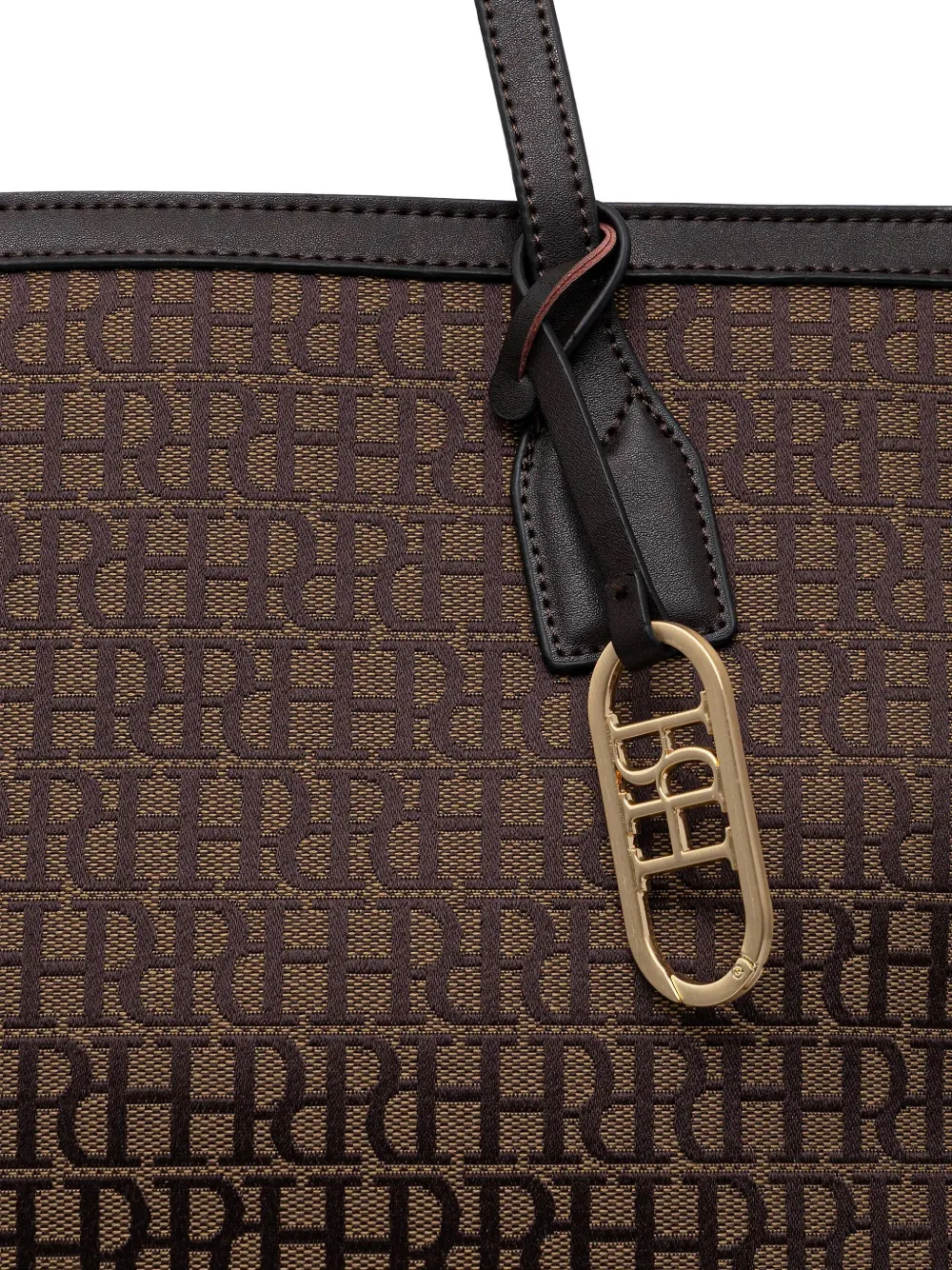 Pedro Del Hierro Monogram-pattern Tote Bag In Brown