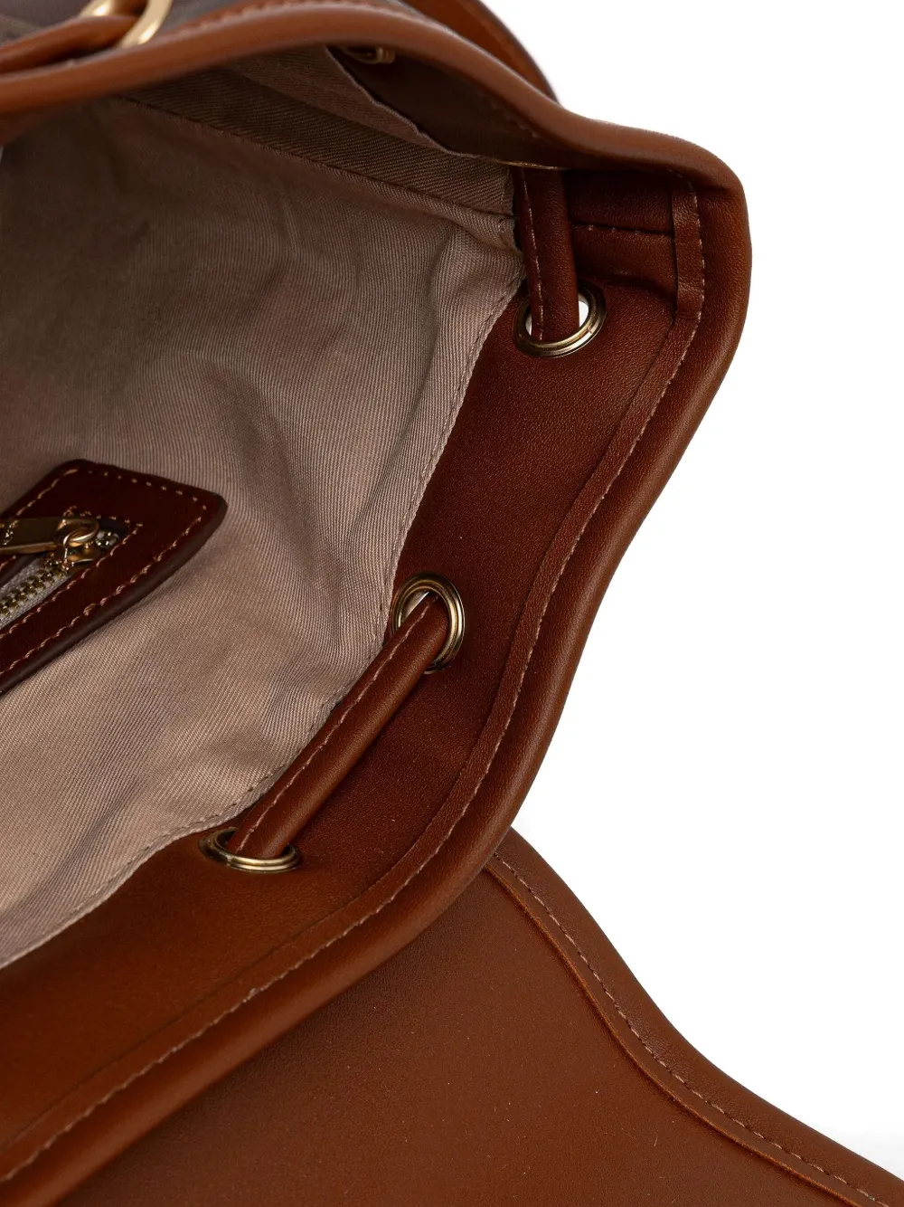 Silvian Heach Zaino Drawstring Backpack In Brown