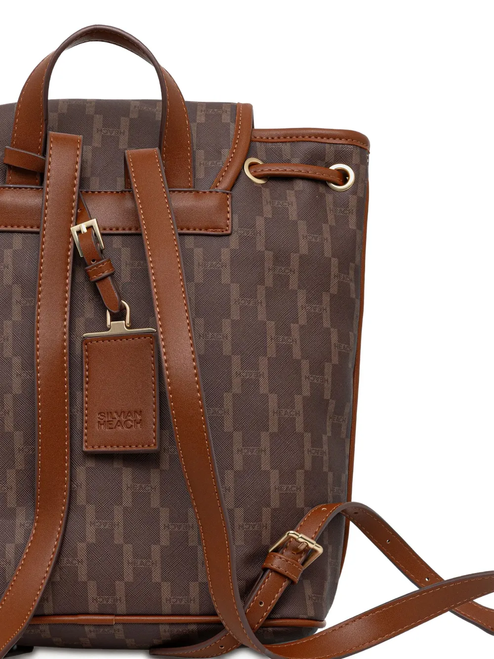 Silvian Heach Zaino Drawstring Backpack In Brown