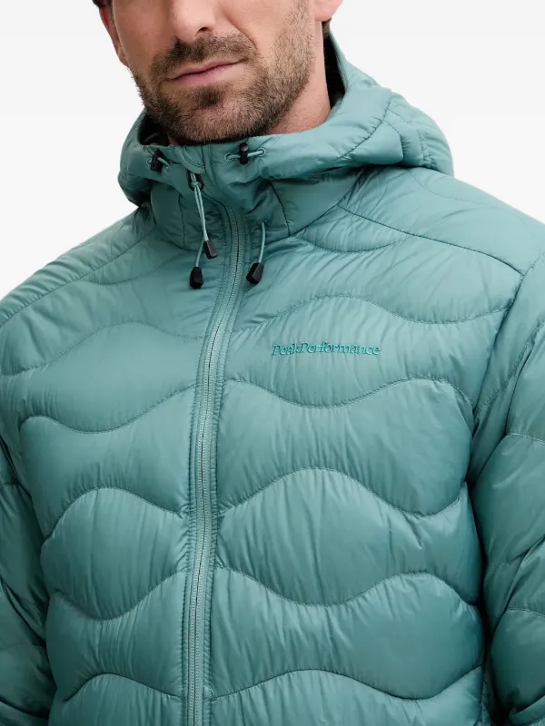 Peak Performance Jaqueta Helium Matelassê Com Capuz | Azul