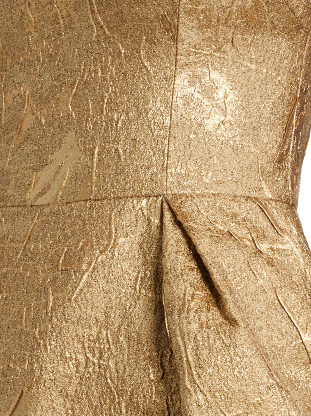 Rebecca Vallance Solana Bow-details Maxi Dress In Gold