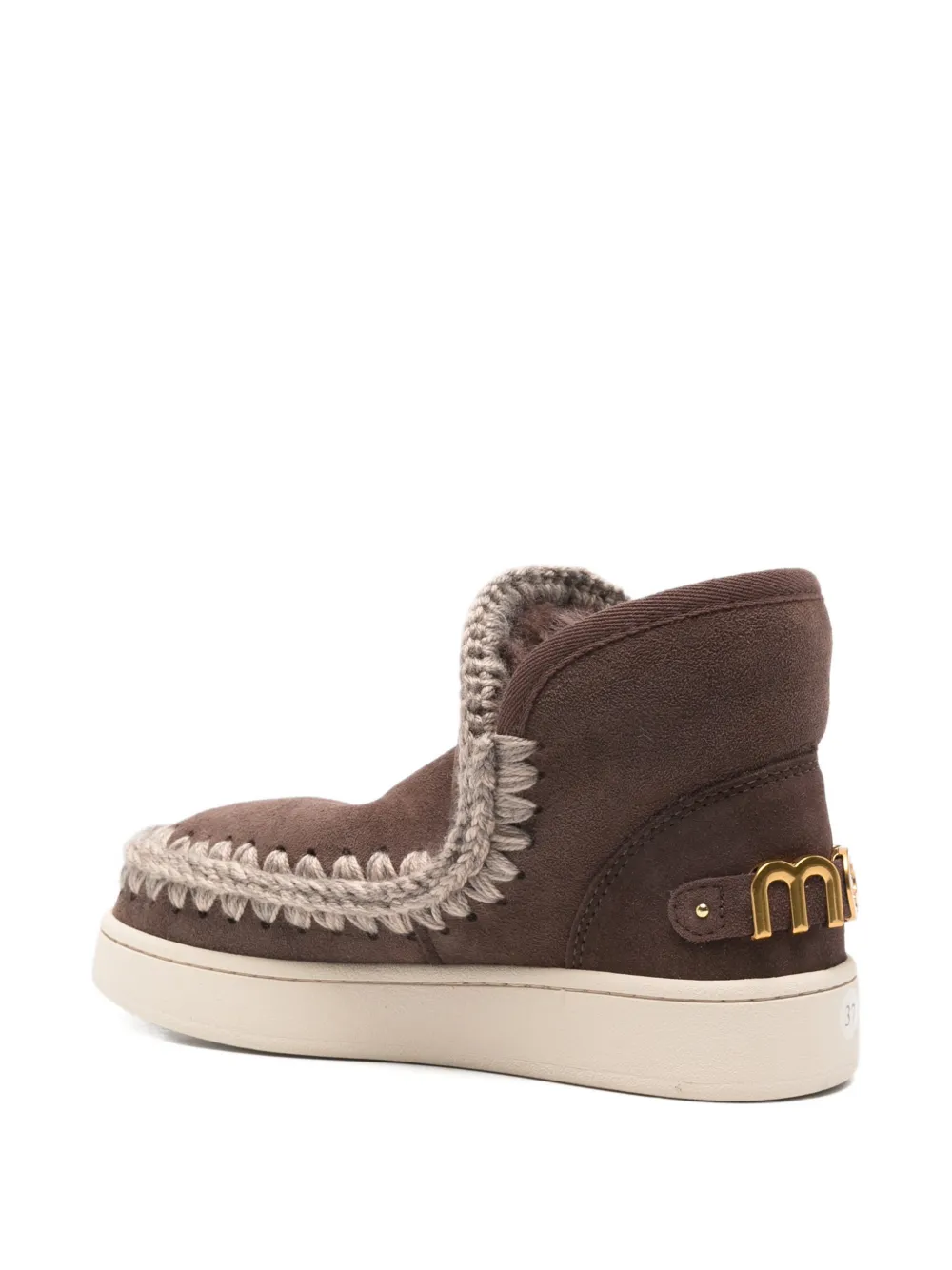 Mou 35mm Sheepskin-lined Ankle Boots In Multi