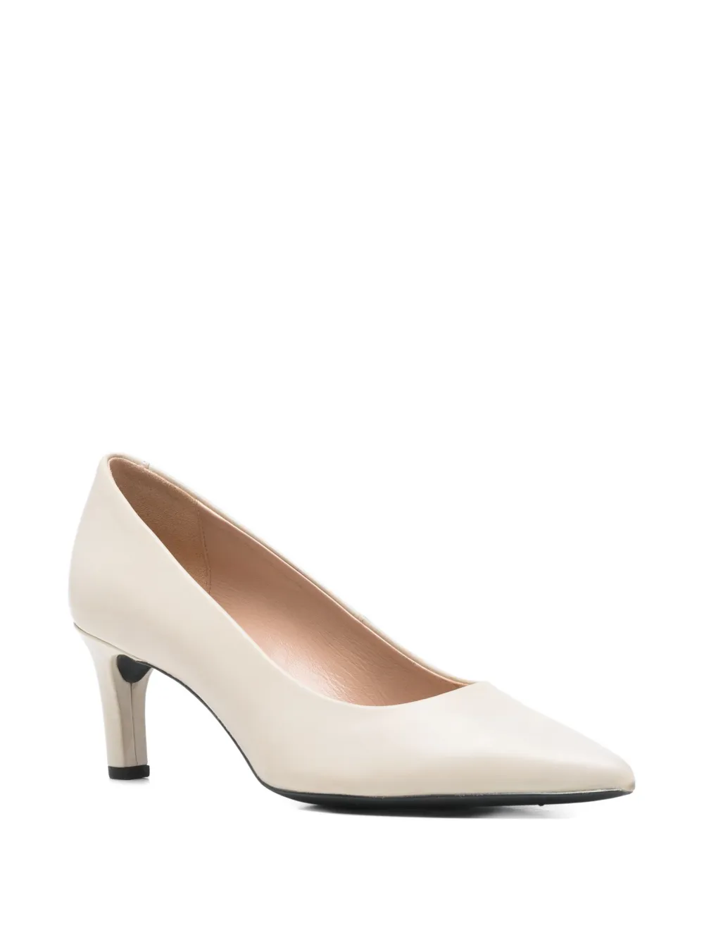 Geox 70mm Bibbiana Pointed Pumps In Neutral