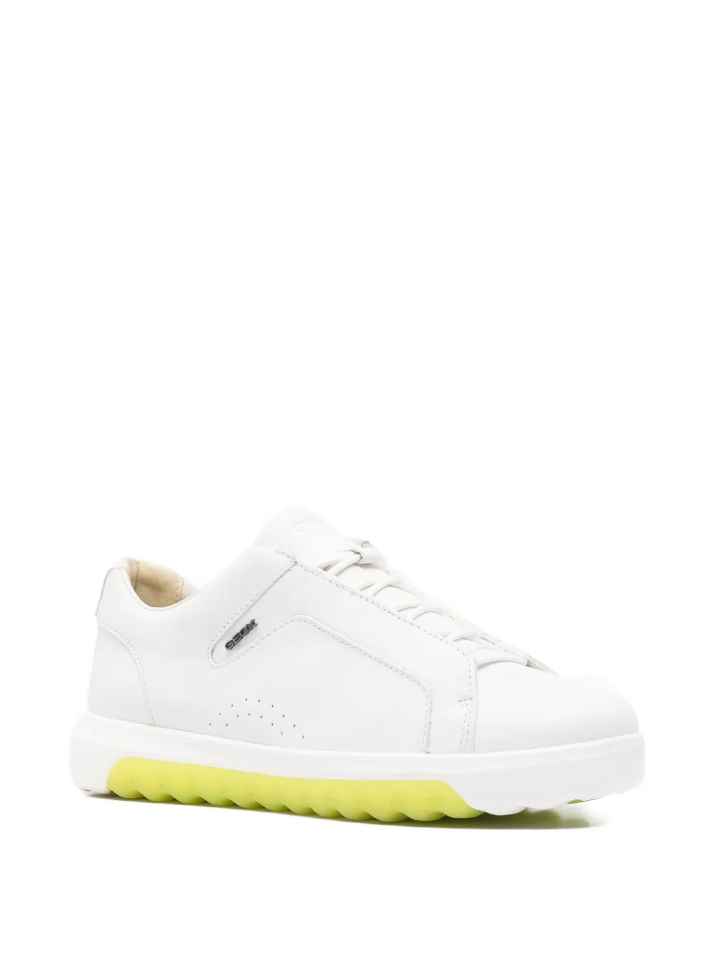 Geox Nexside Lace-up Sneakers In White