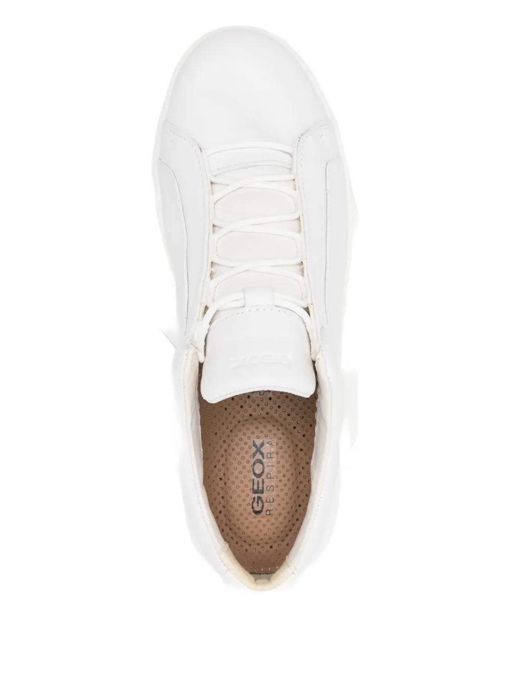 Geox Nexside Lace-up Sneakers In White