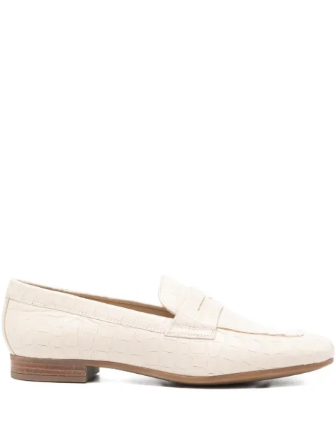 Geox Marlyna croc-embossed loafers