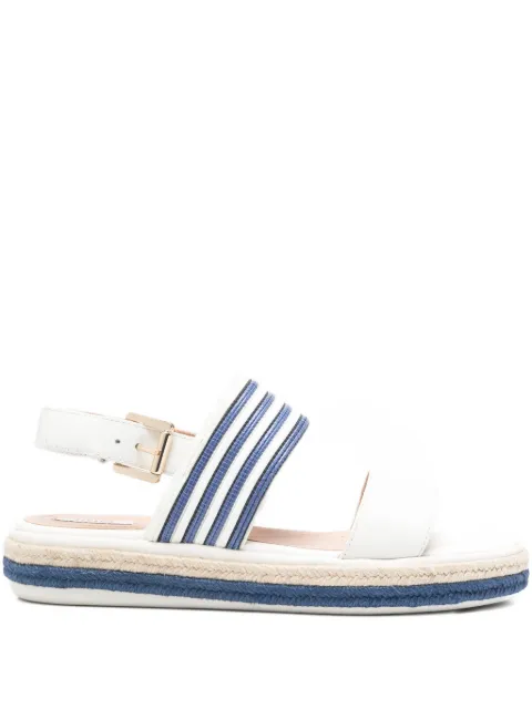 Geox D Leelu striped espadrille sandals