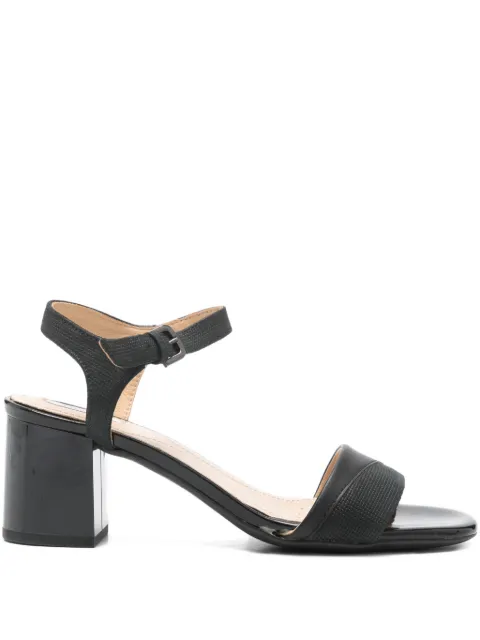 Geox 65mm block-heel buckle sandals