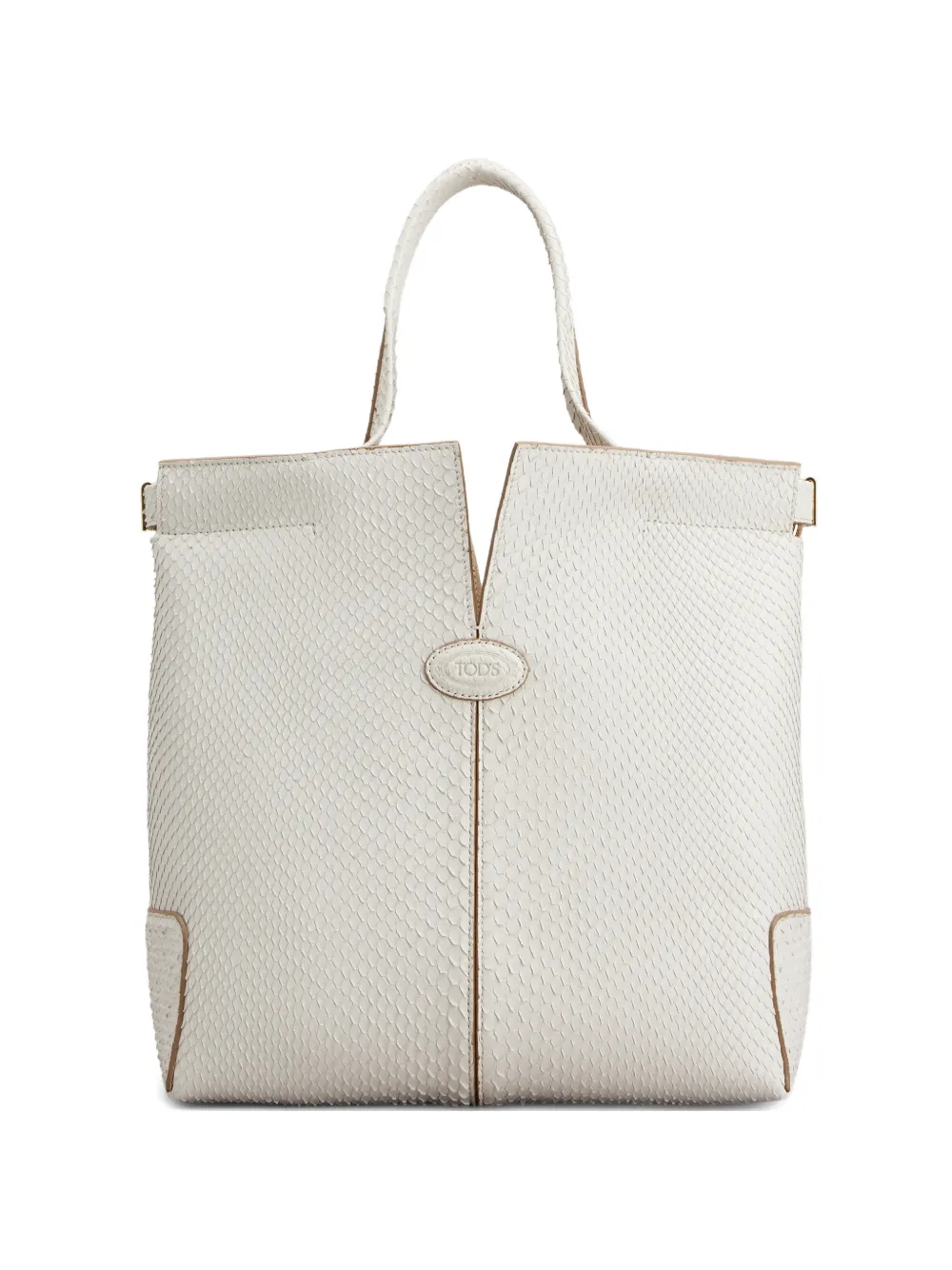 Tod's Borsa tote con logo - Toni neutri