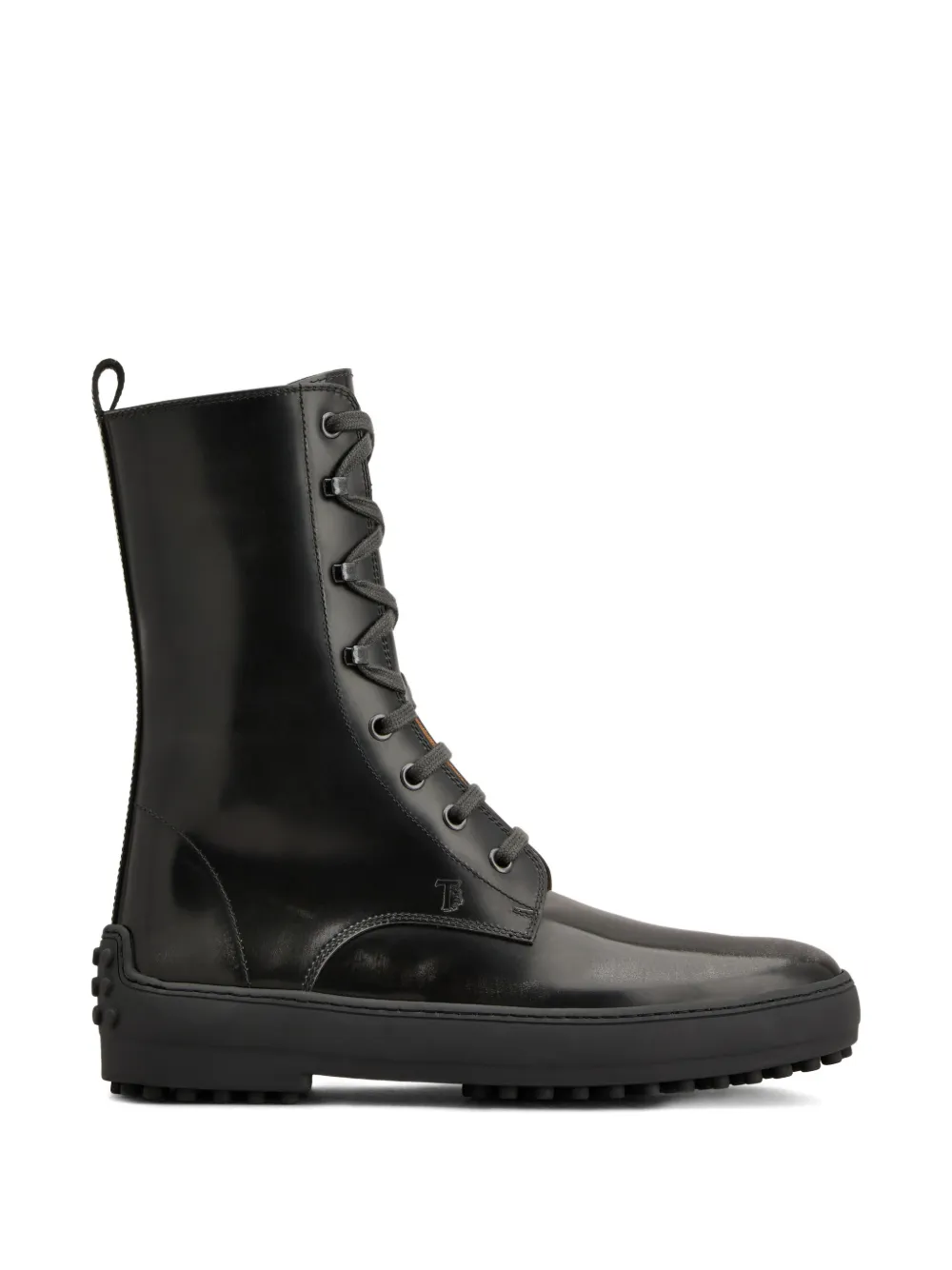 Tod's leather boots Zwart