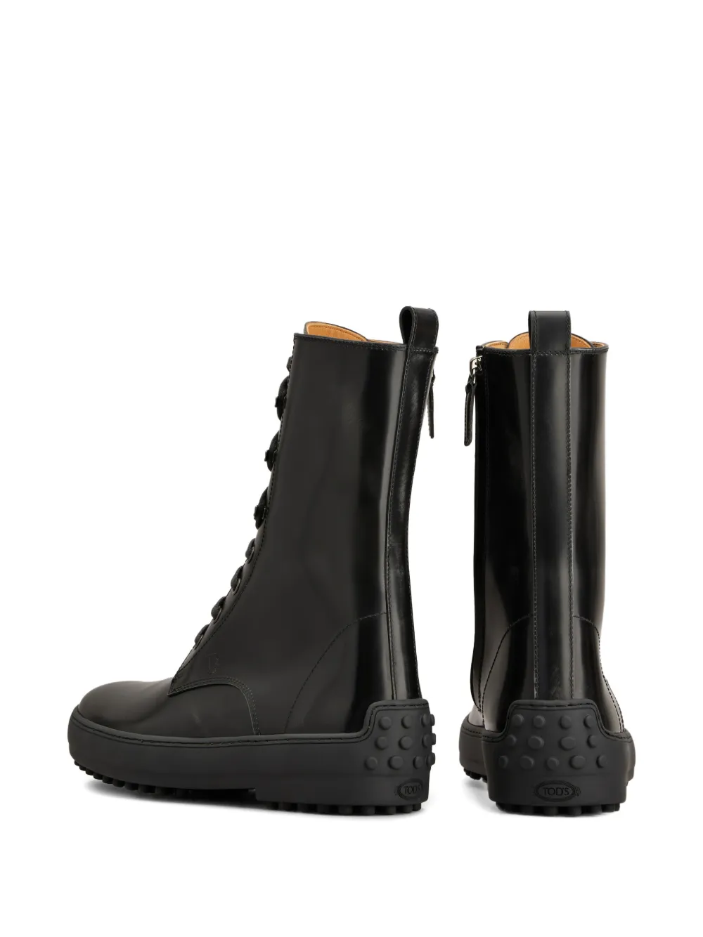 Tod's leather boots Zwart