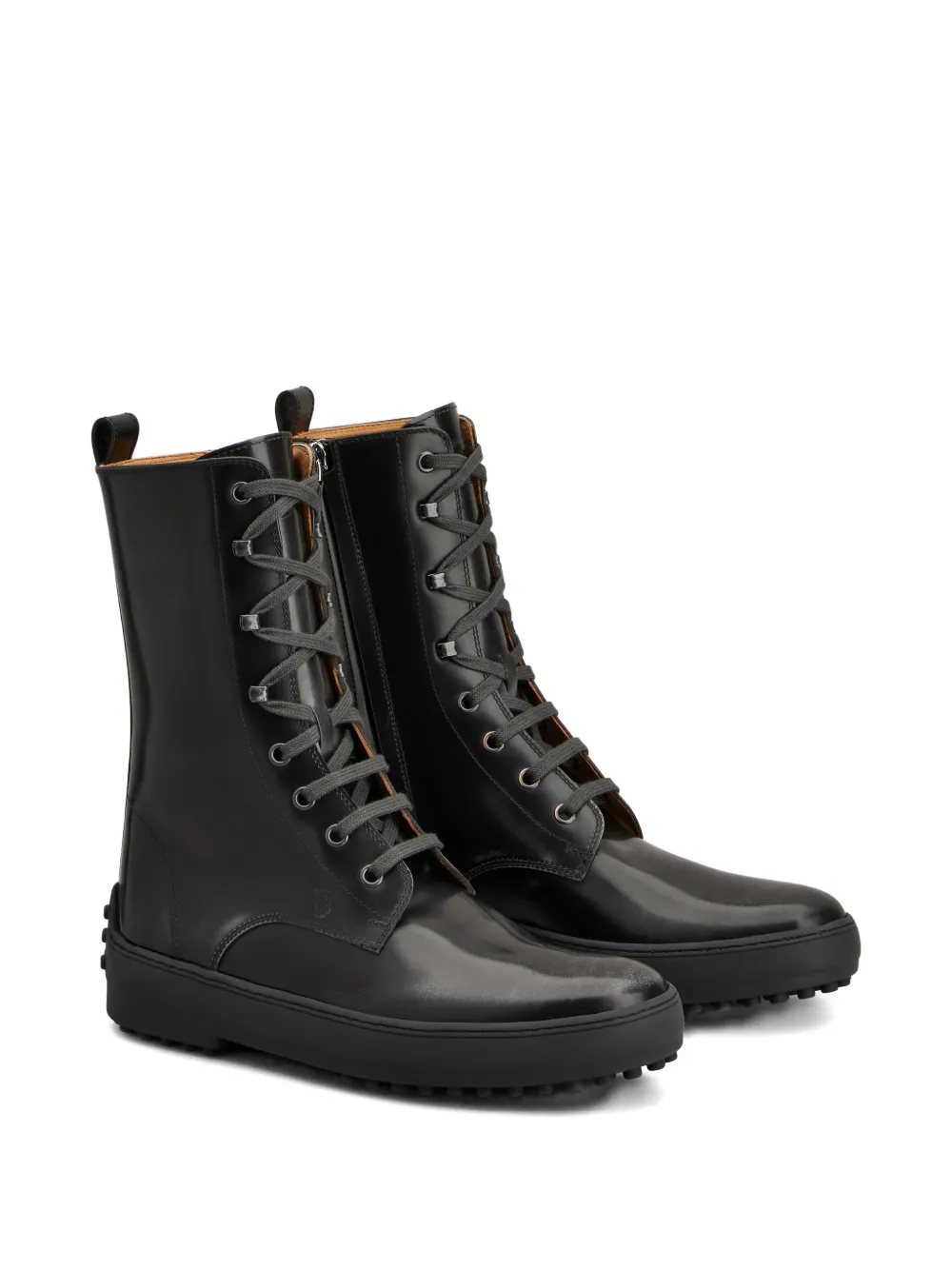 Tod's leather boots Zwart