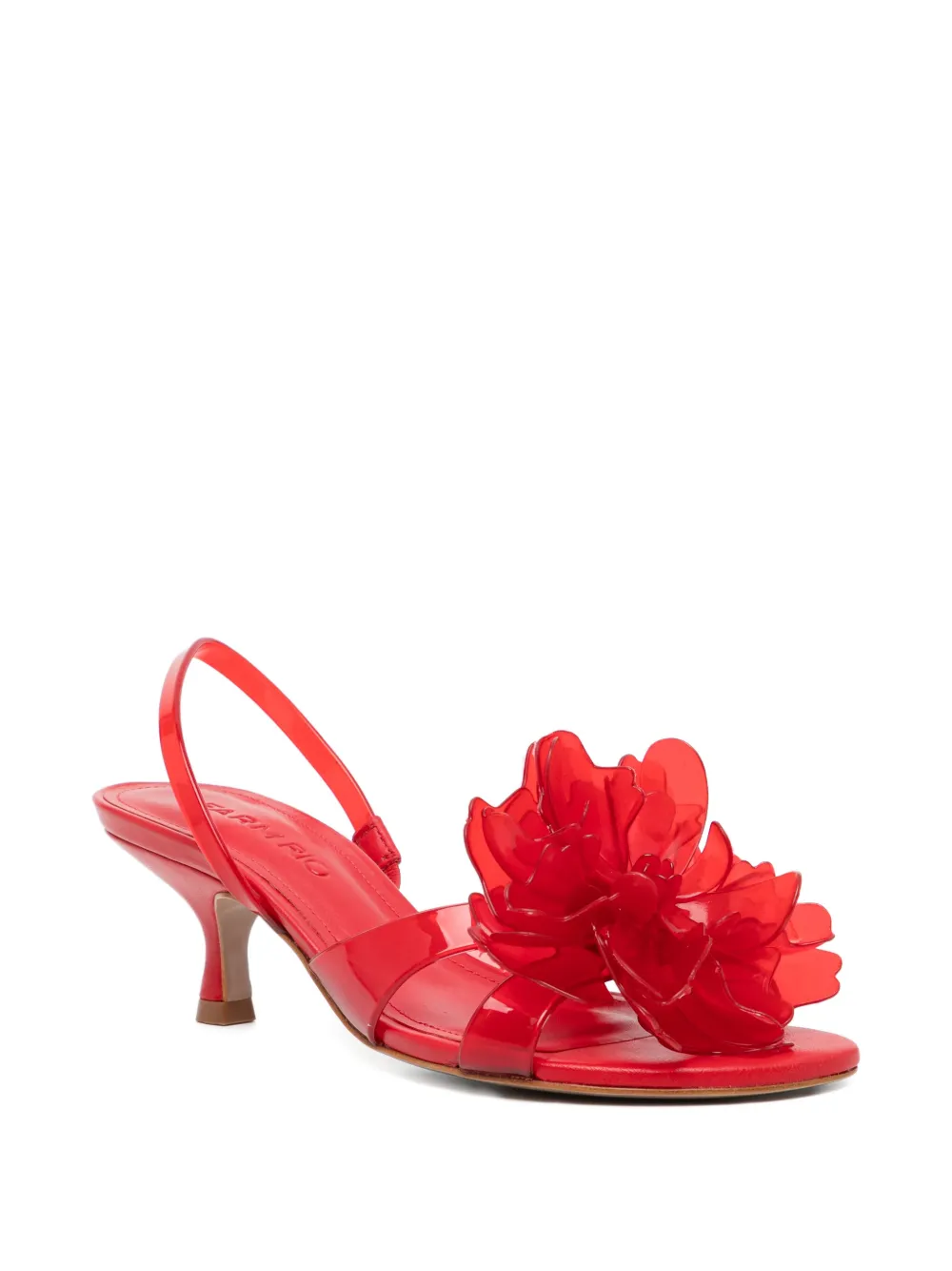 FARM Rio Flower slingback sandalen Rood