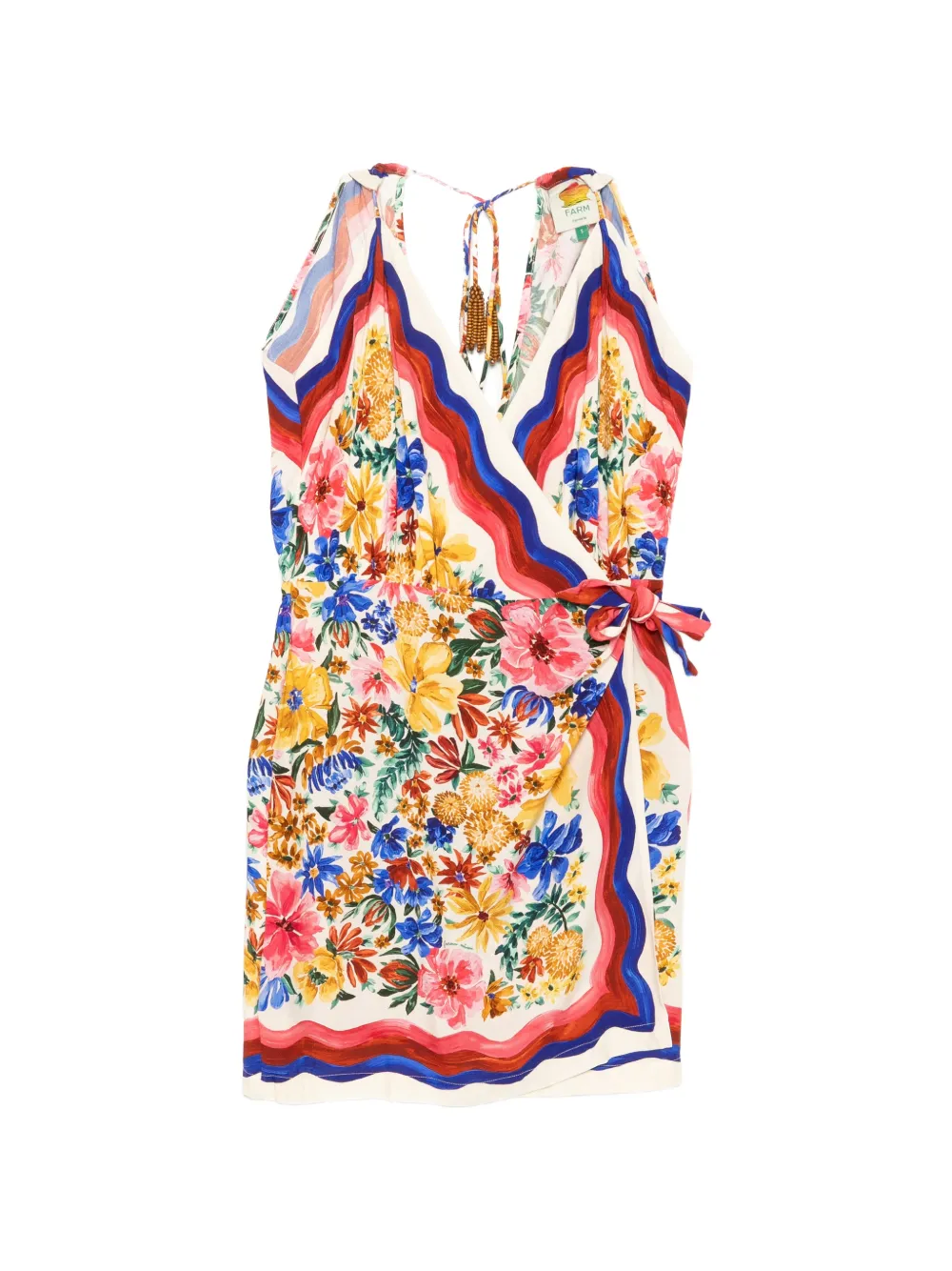 FARM Rio floral-print mini dress - Giallo