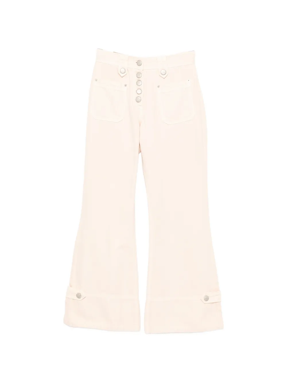 FARM Rio cotton bootcut jeans - Rosa