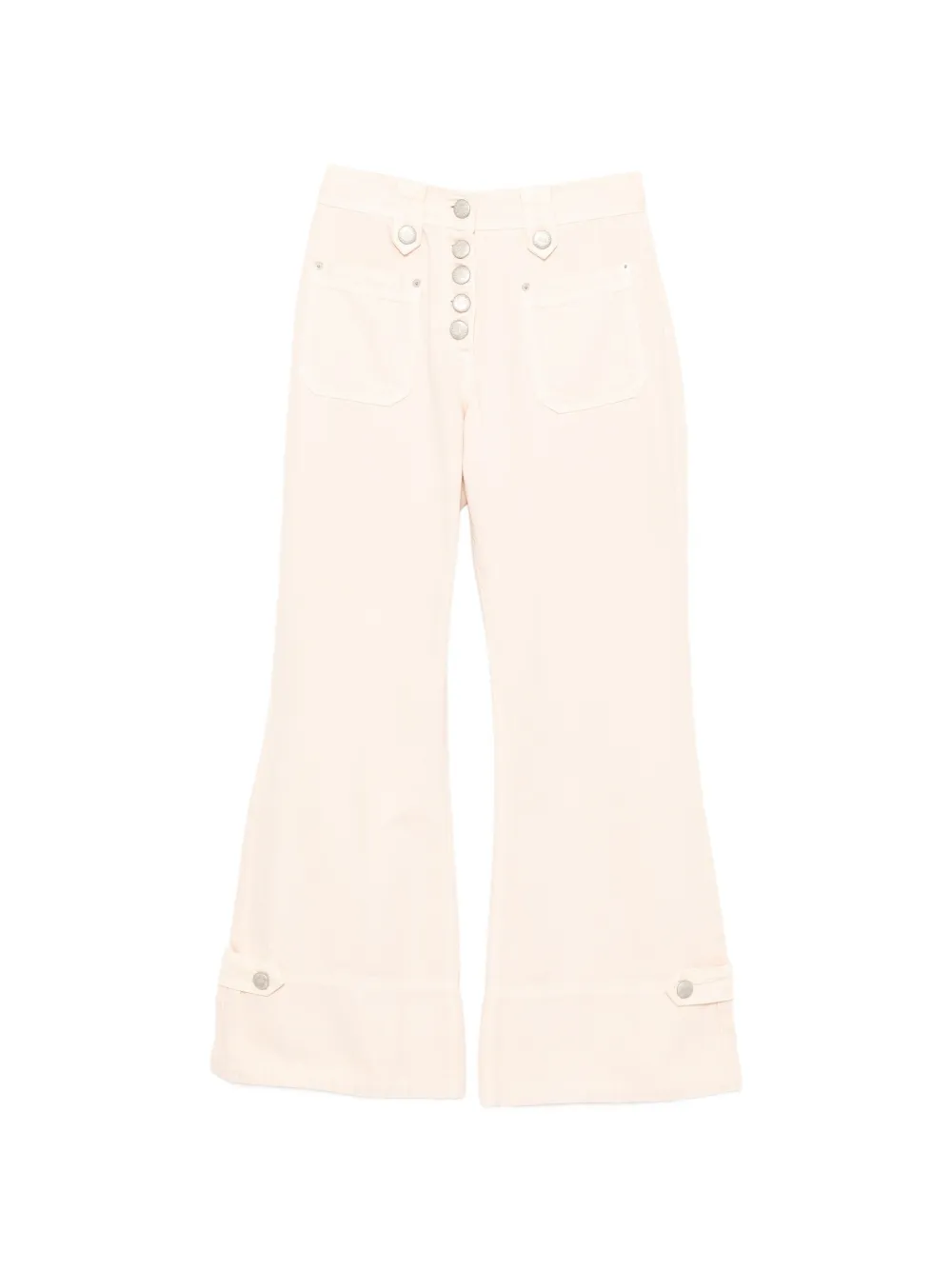 FARM Rio cotton bootcut jeans - Rosa