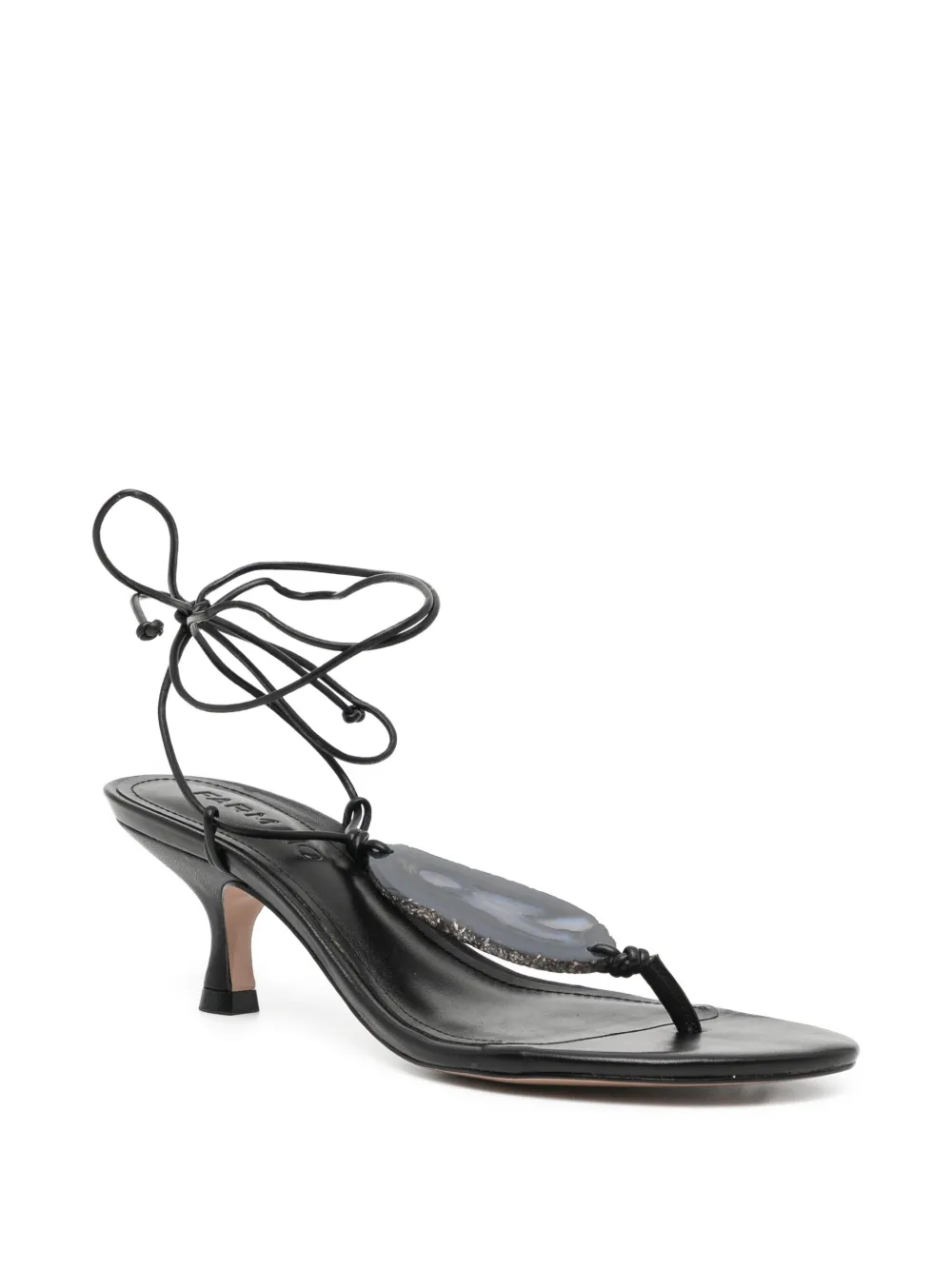 FARM Rio 30 mm Stone sandalen Zwart