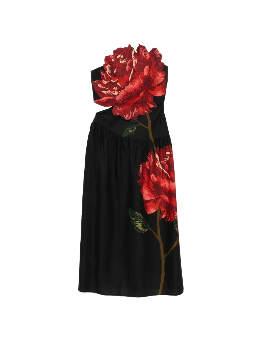 FARM Rio Rosalia Artisanal maxi dress - Nero