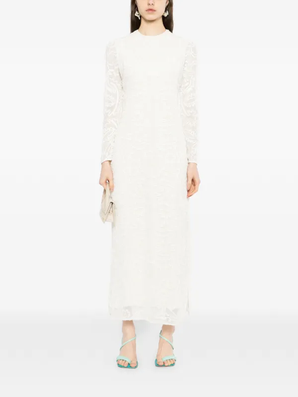 farm formal dresses Rio floral-embroidered Maxi Dress | Neutrals _tab_womens-size-chart