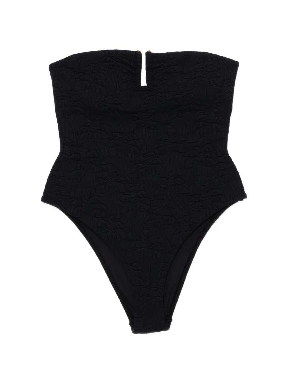 FARM Rio graphic-embroidered swimsuit - Nero