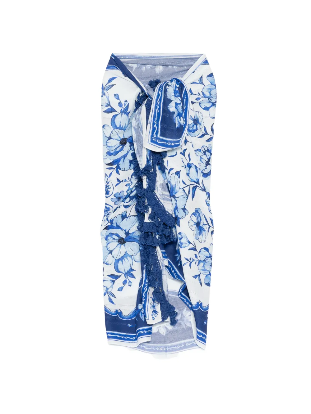 FARM Rio floral-print sarong - Blu