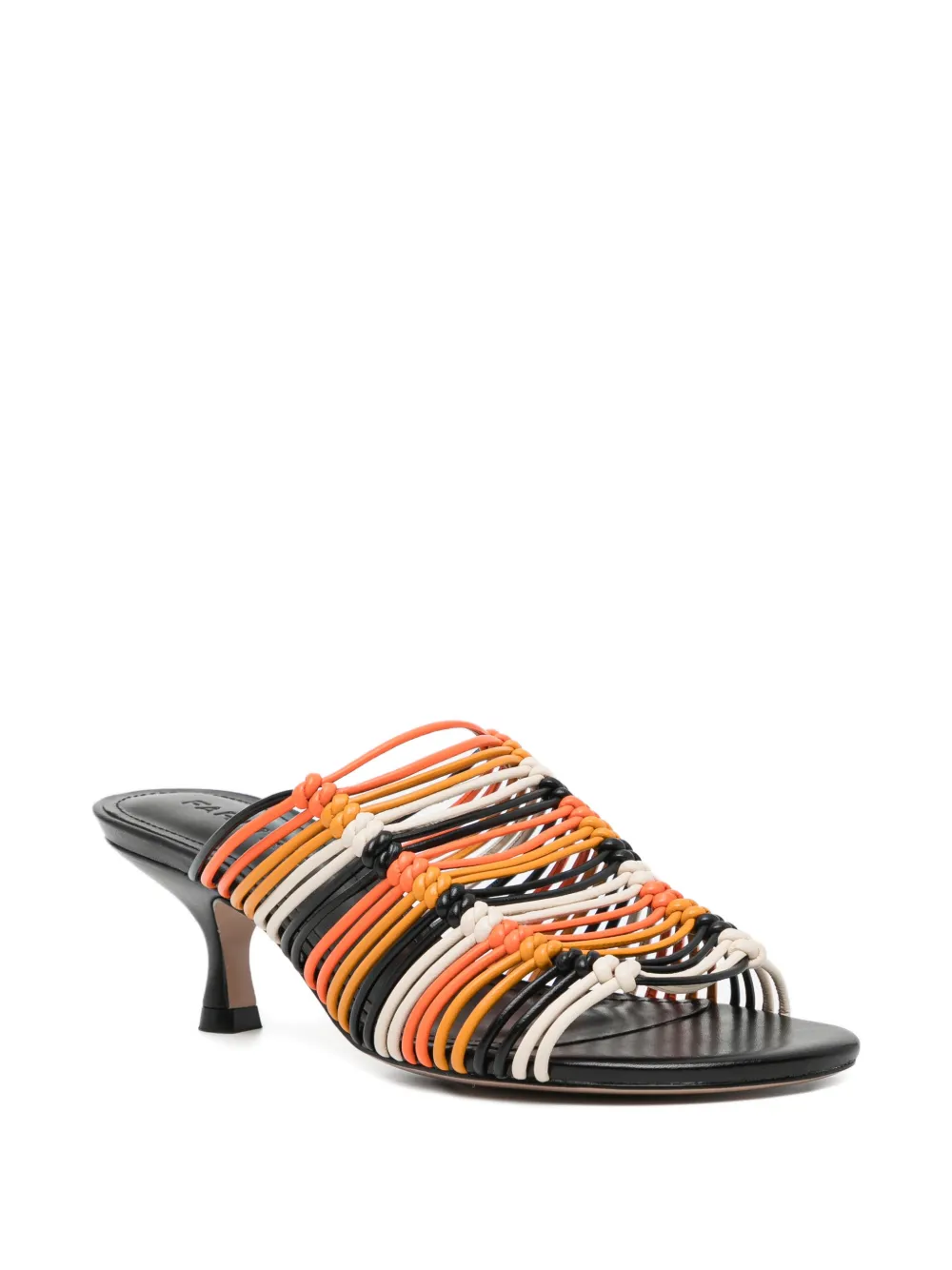 FARM Rio 30 mm Macrame sandalen Zwart