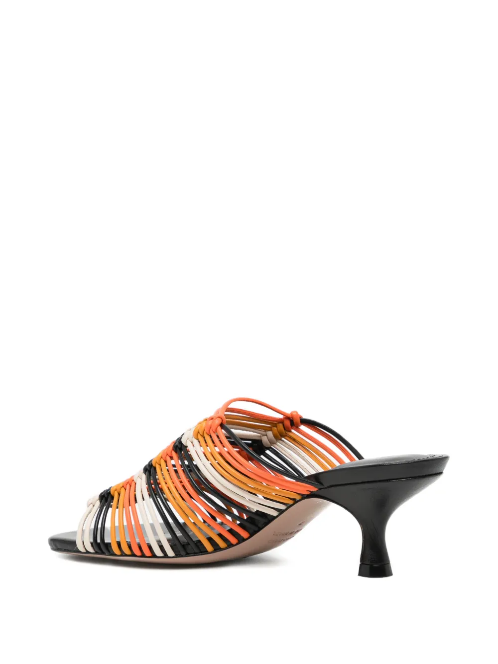 FARM Rio 30 mm Macrame sandalen Zwart