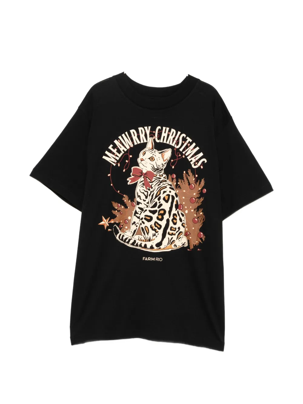 FARM Rio Mearry Christmas T-shirt - Nero