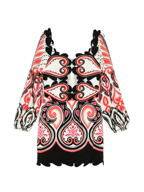 knit wrap dress mini Edikted Women's Tassel Knit Wrap Mini Dress