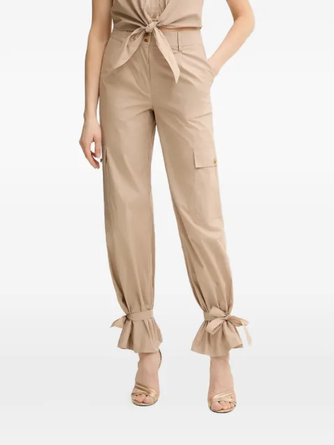 GUESS USA tie-detail cargo trousers