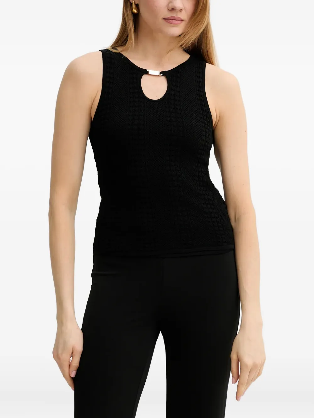 Marciano Emma textured top | Black | Image 1