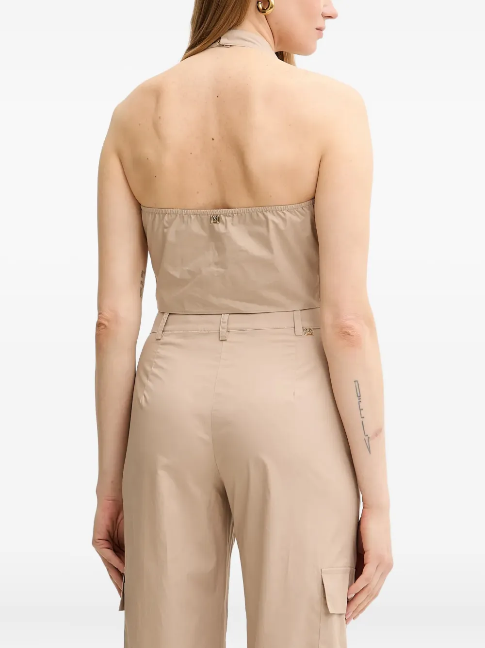 Marciano Pat Buttoned Top In Neutral