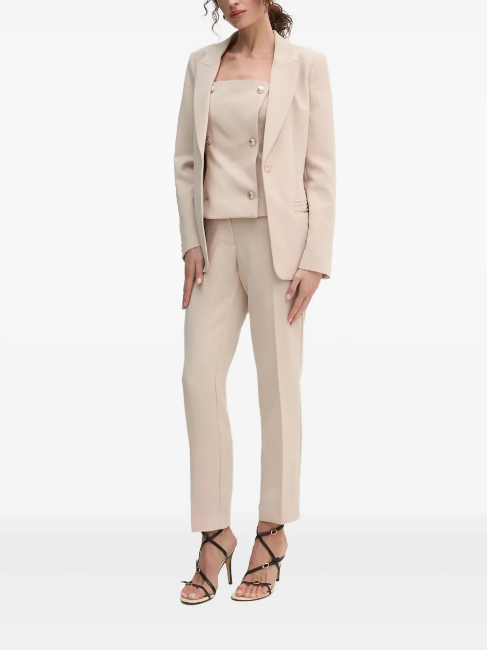 Marciano Single-breasted Blazer In Neutral
