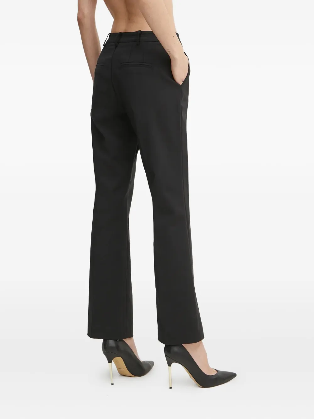 Marciano Logo-charm Trousers In Black
