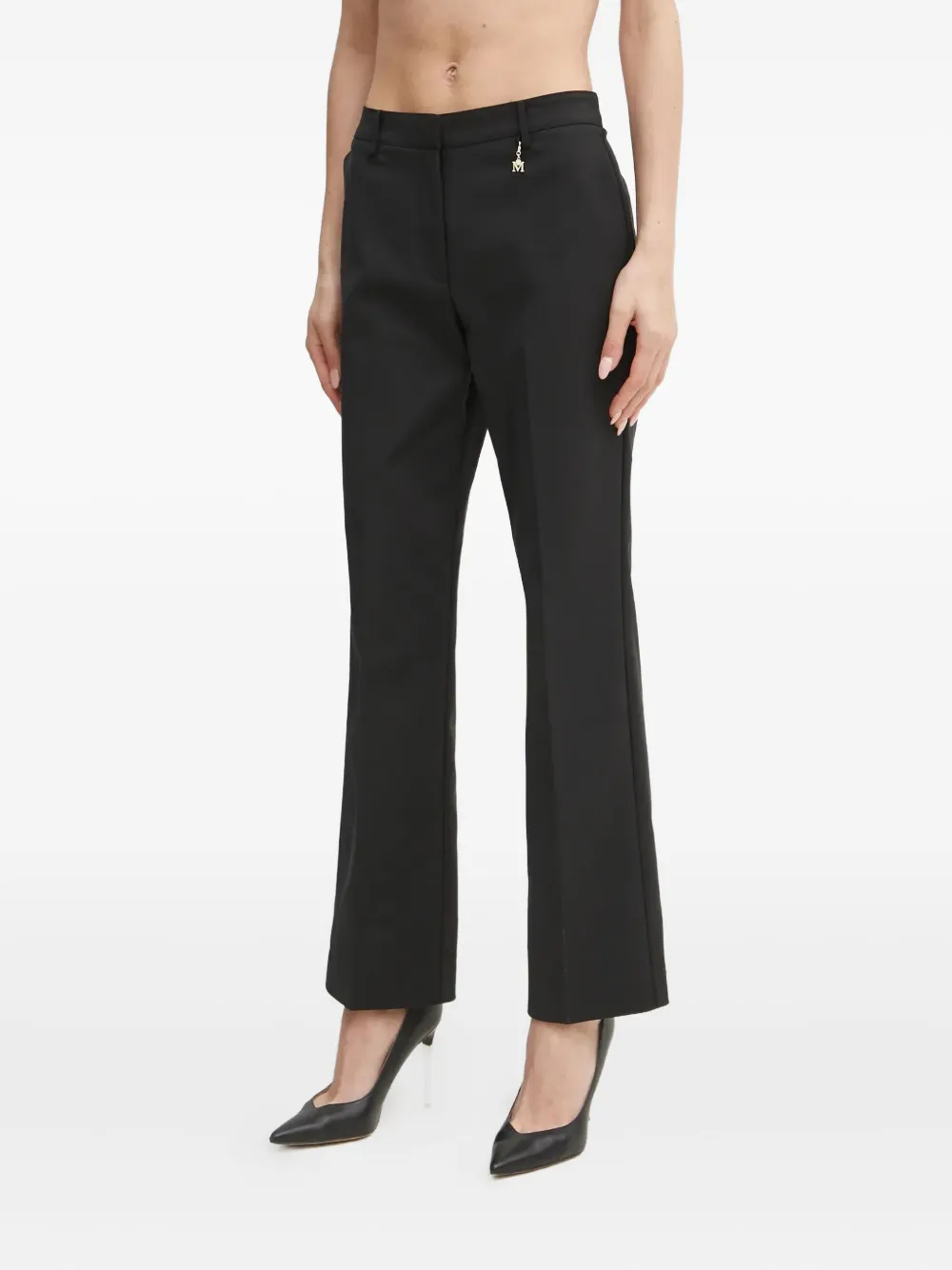 Marciano Logo-charm Trousers In Black