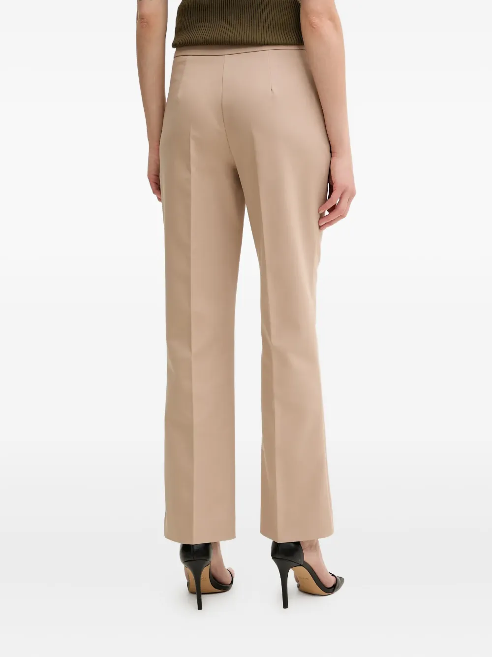 Guess Usa Chain-detail Trousers In Neutral