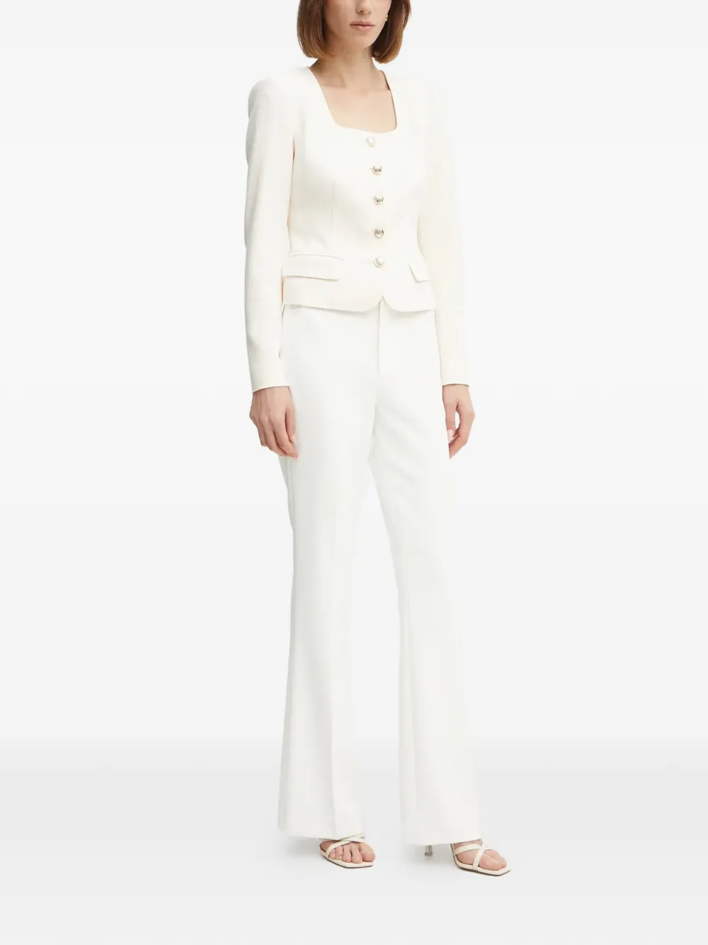 MARCIANO by GUESS button square-neck top | Blouses | Image 2