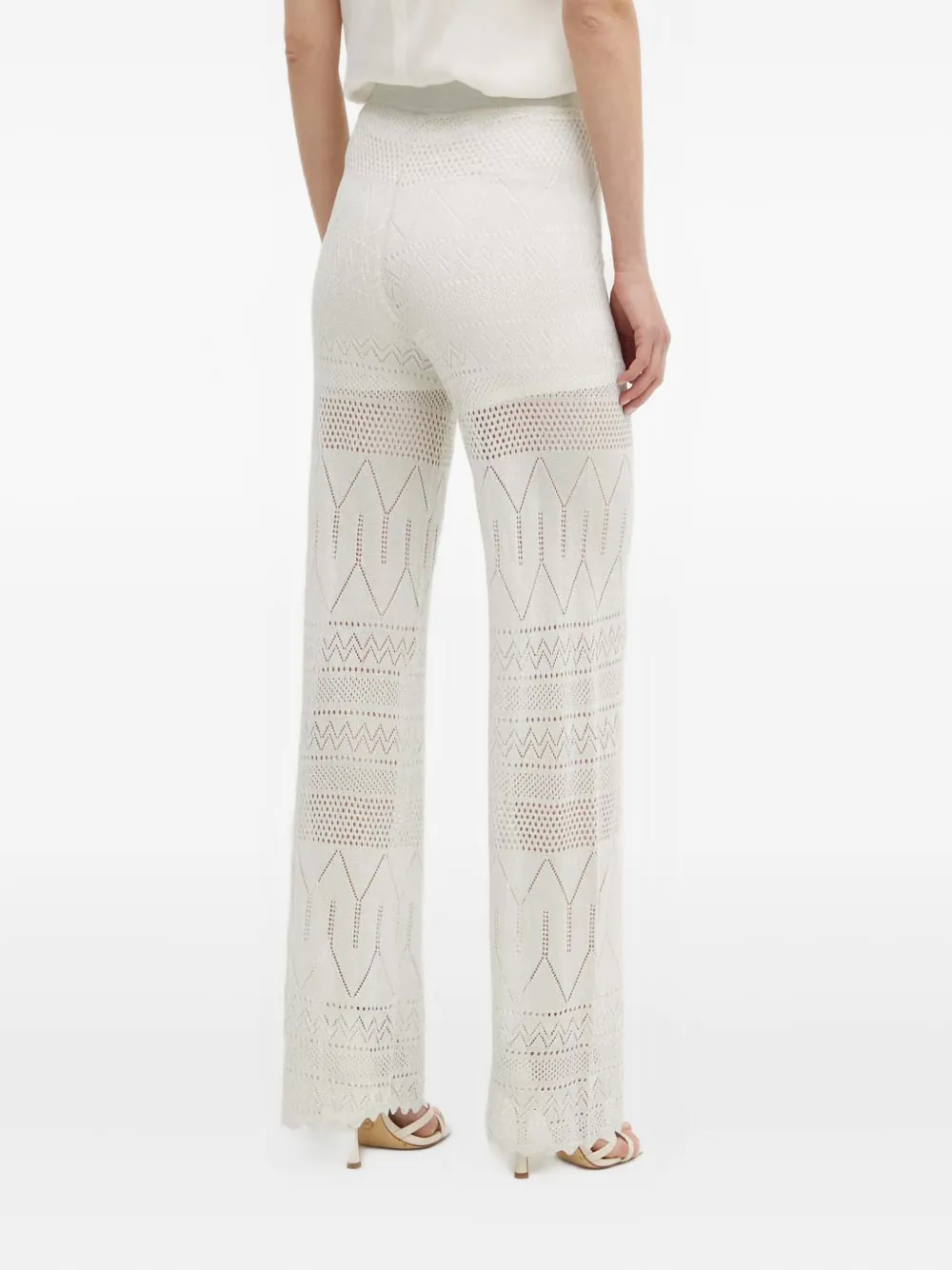 Guess Usa Openwork Trousers In Multi