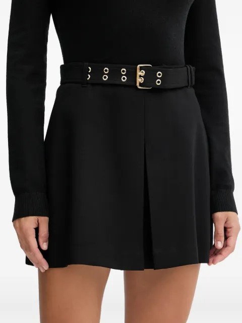 Marciano belted pleated mini skirt